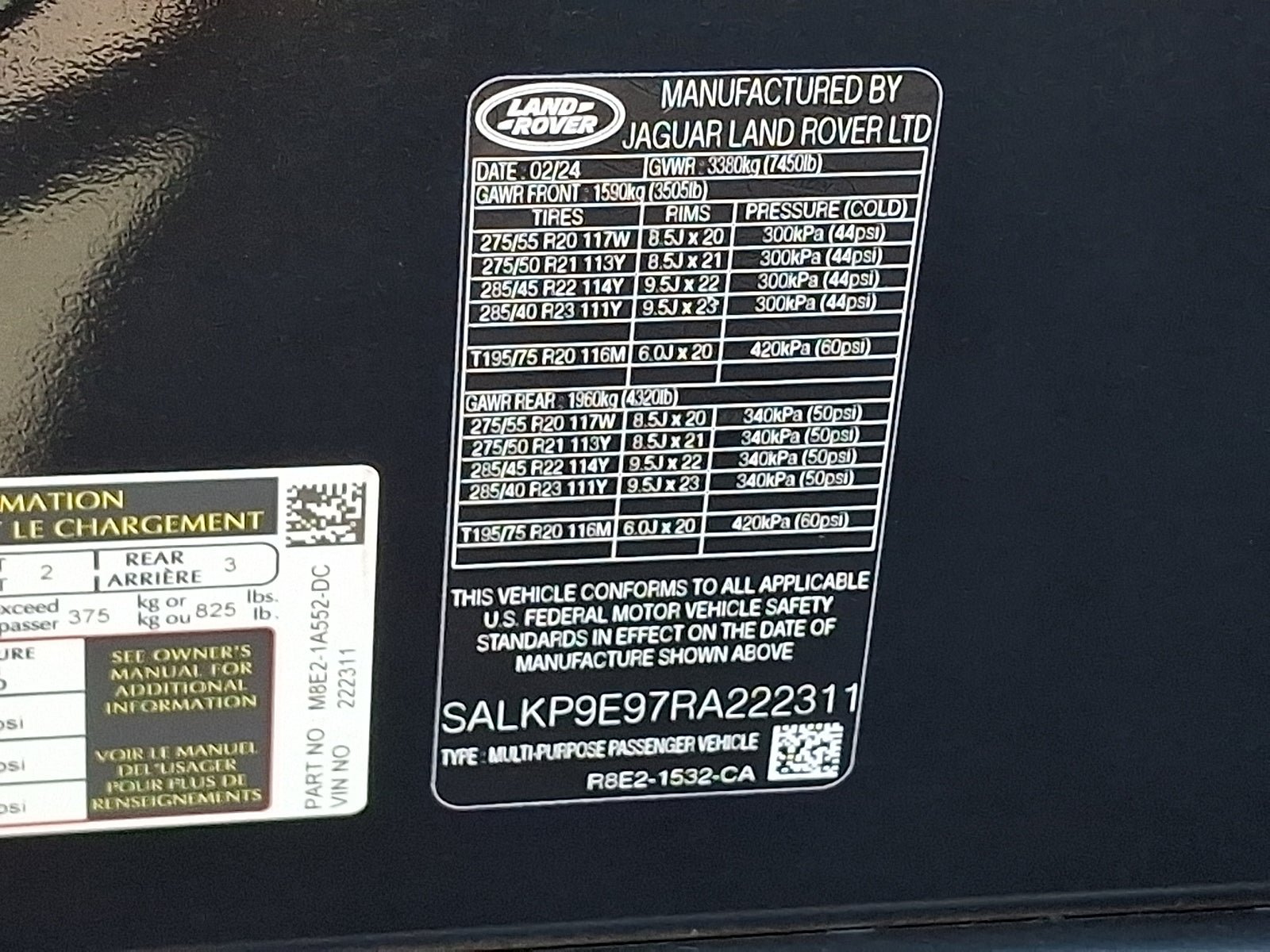 Used 2024 Land Rover Range Rover SE AWD/4WD image 27