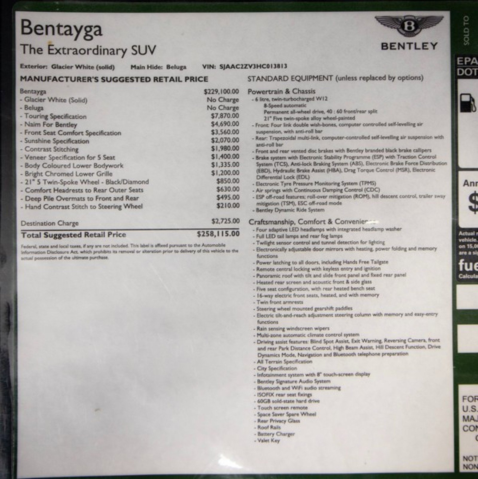 Used 2017 Bentley Bentayga image 72