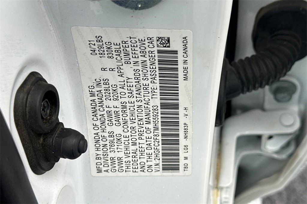 Used 2021 Honda Civic Sport image 31