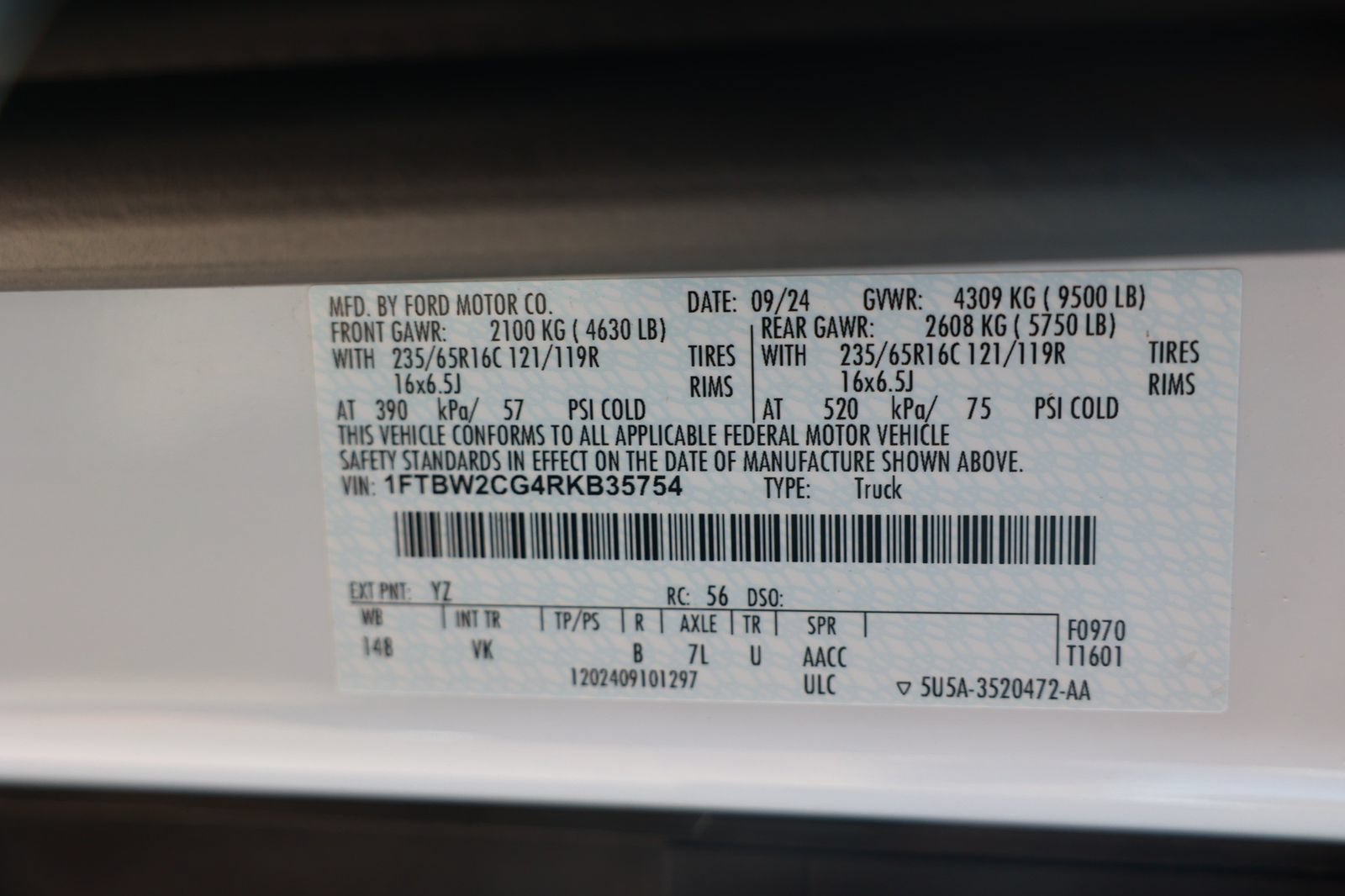 Used 2024 Ford Transit 350 148 Medium Roof AWD image 44