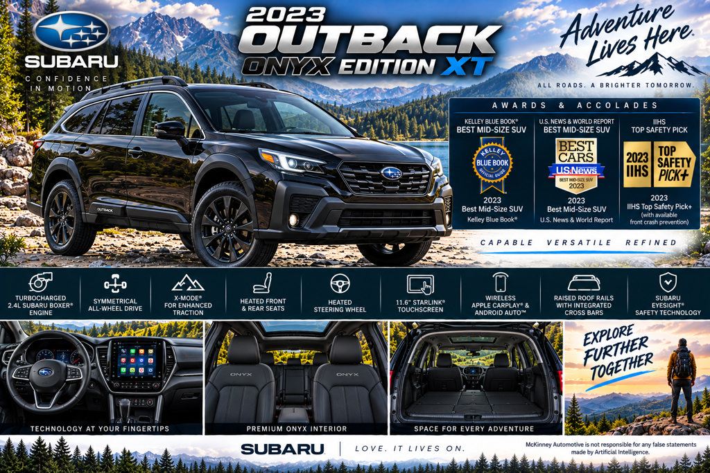 Used 2023 Subaru Outback Onyx Edition XT AWD/4WD image 2