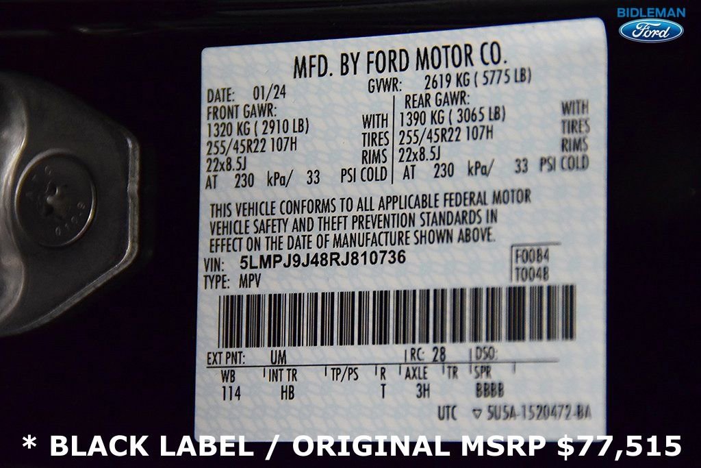 Used 2024 Lincoln Nautilus Black Label image 15