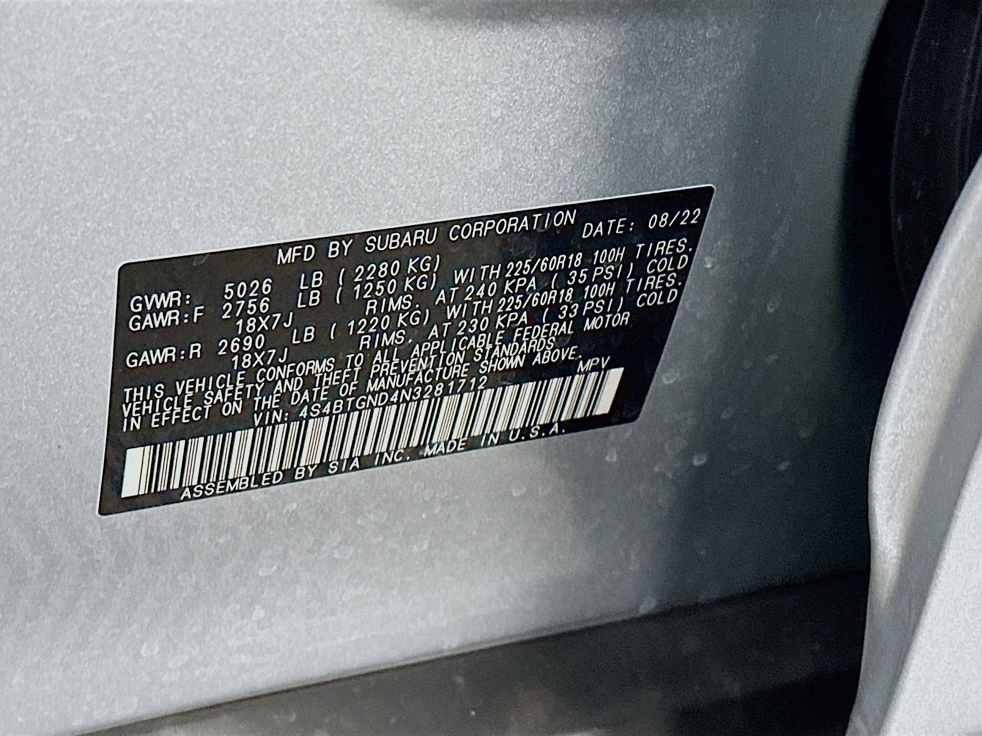 Used 2022 Subaru Outback Limited XT image 12