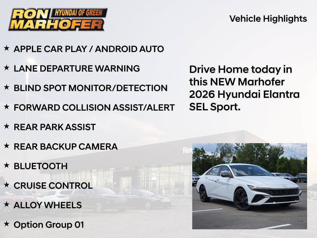 New 2026 Hyundai Elantra Sport FWD image 36