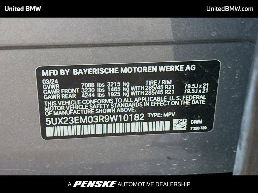 Used 2024 BMW X7 xDrive40i w/ Premium Package AWD/4WD image 15