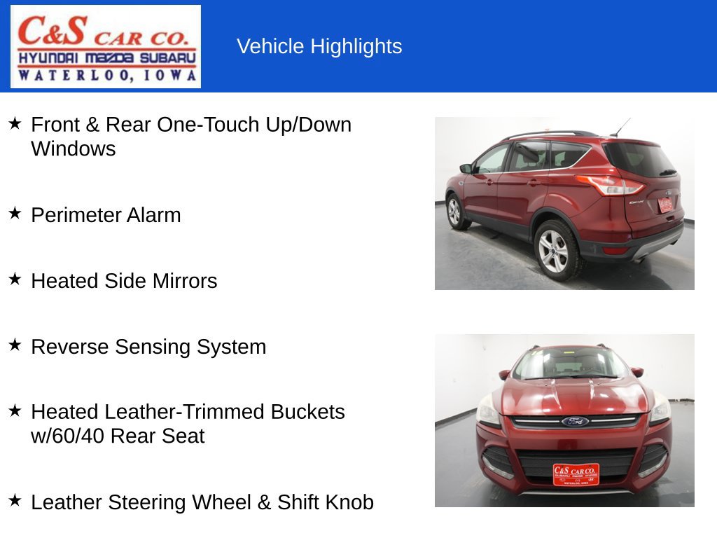 Used 2016 Ford Escape SE w/ SE Leather Comfort Package AWD/4WD image 13