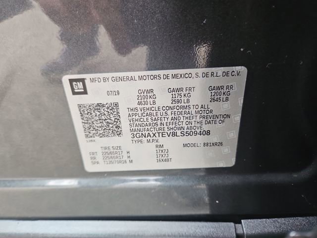 Used 2020 Chevrolet Equinox LT w/ Driver Convenience Package image 29