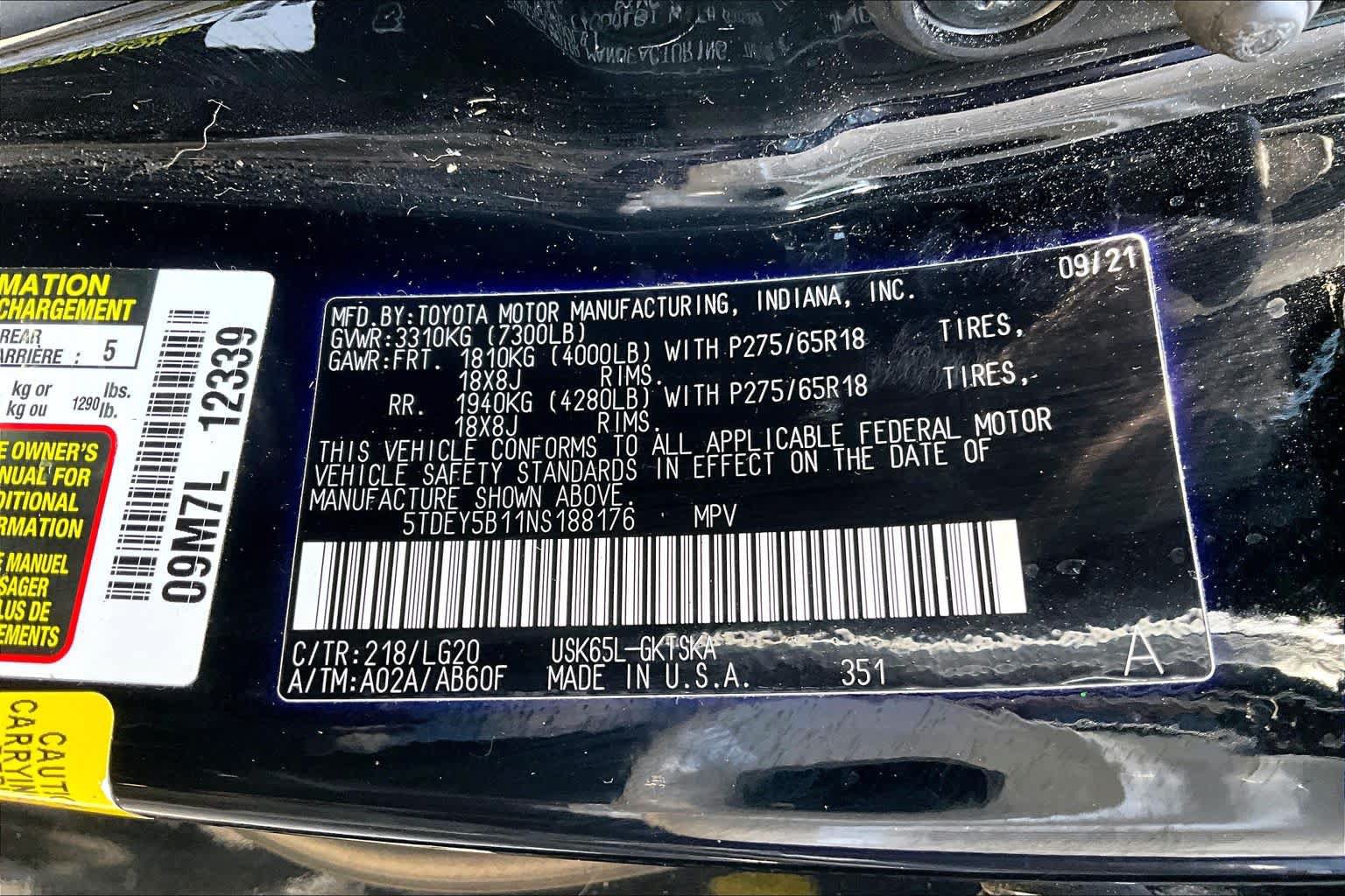 Used 2022 Toyota Sequoia TRD Pro AWD/4WD image 34
