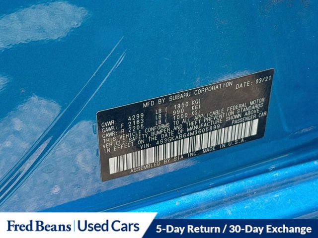 Used 2021 Subaru Impreza 2.0i AWD/4WD image 32