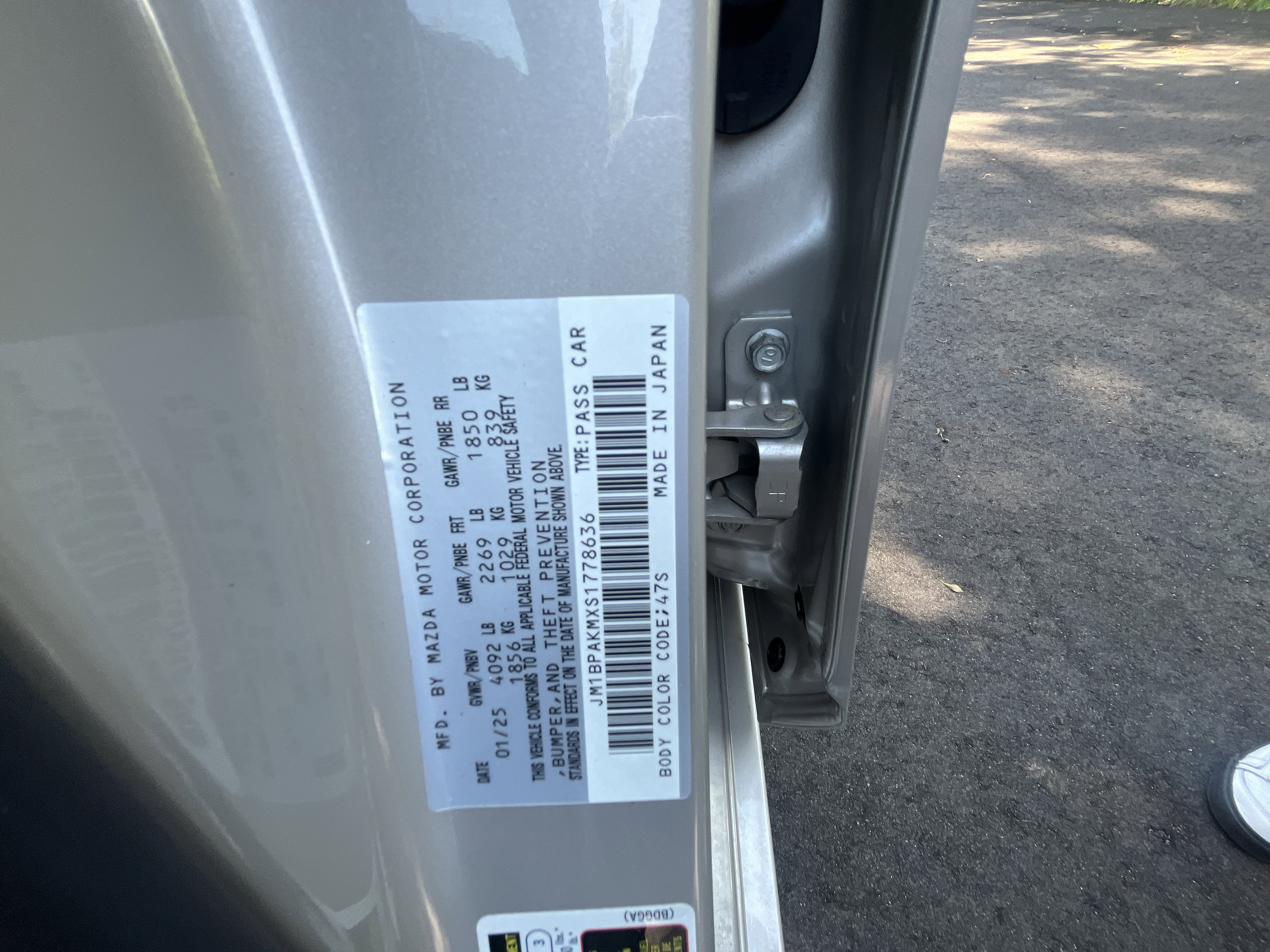 New 2025 MAZDA MAZDA3 s Sport image 33