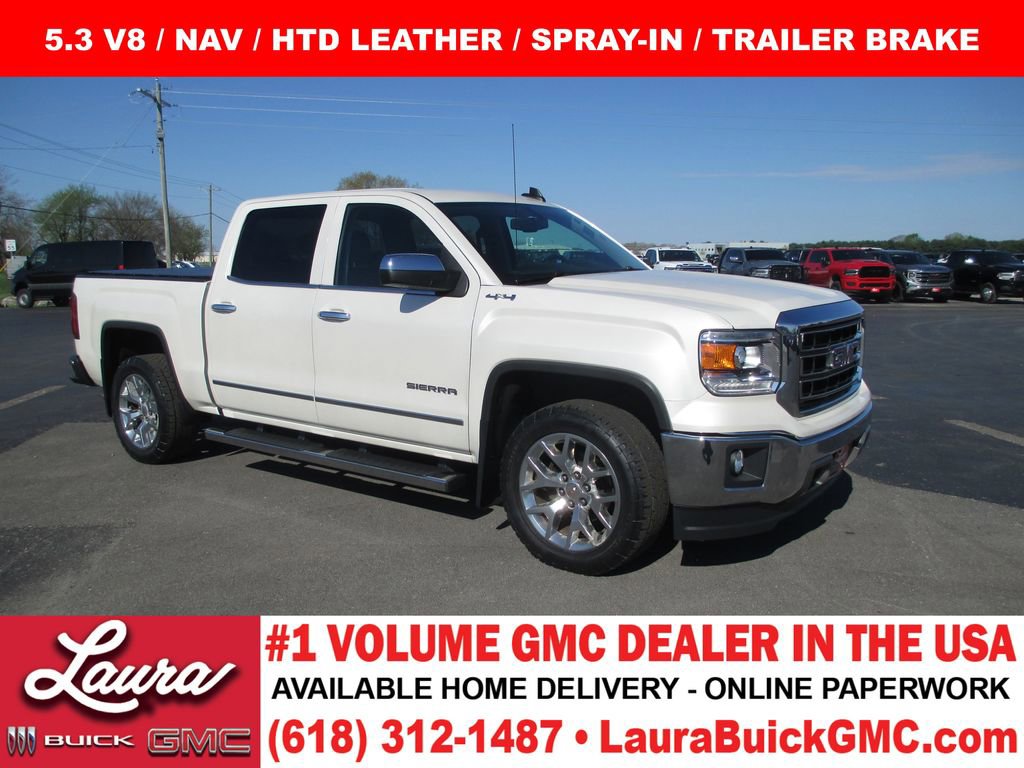 Used 2015 GMC Sierra 1500 SLT w/ SLT Crew Cab Value Package image 1