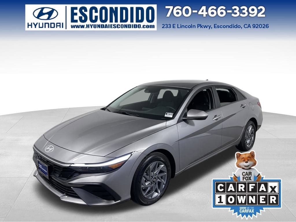 Certified 2025 Hyundai Elantra Blue image 1