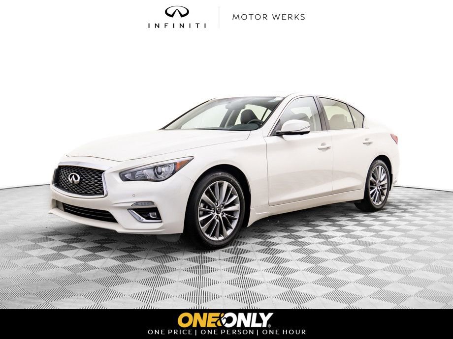 Used 2023 INFINITI Q50 Luxe w/ Cargo Package image 1