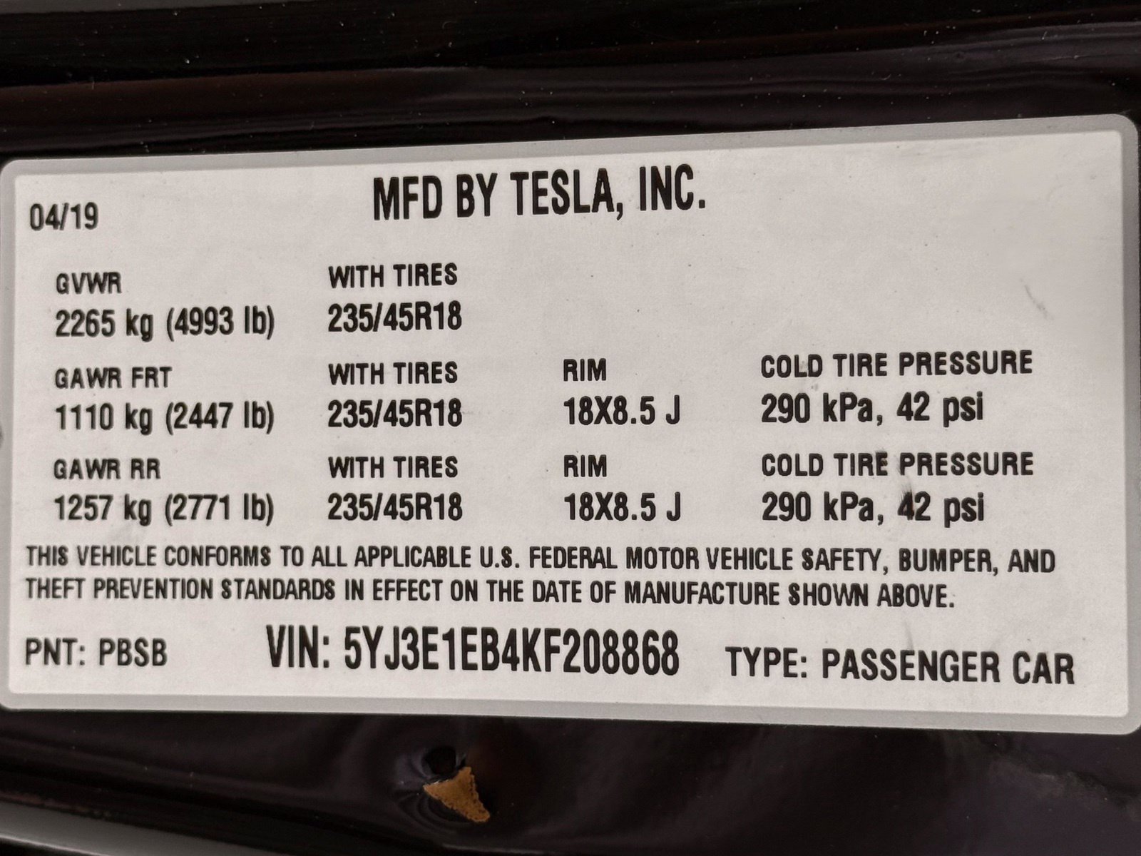 Used 2019 Tesla Model 3 Long Range AWD/4WD image 45