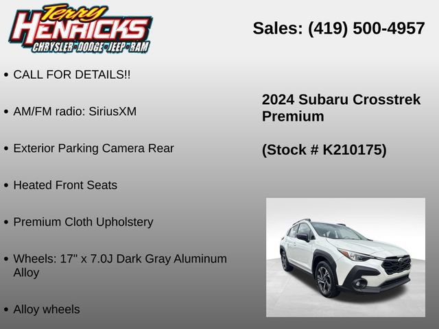 Used 2024 Subaru Crosstrek 2.0i Premium AWD/4WD image 12