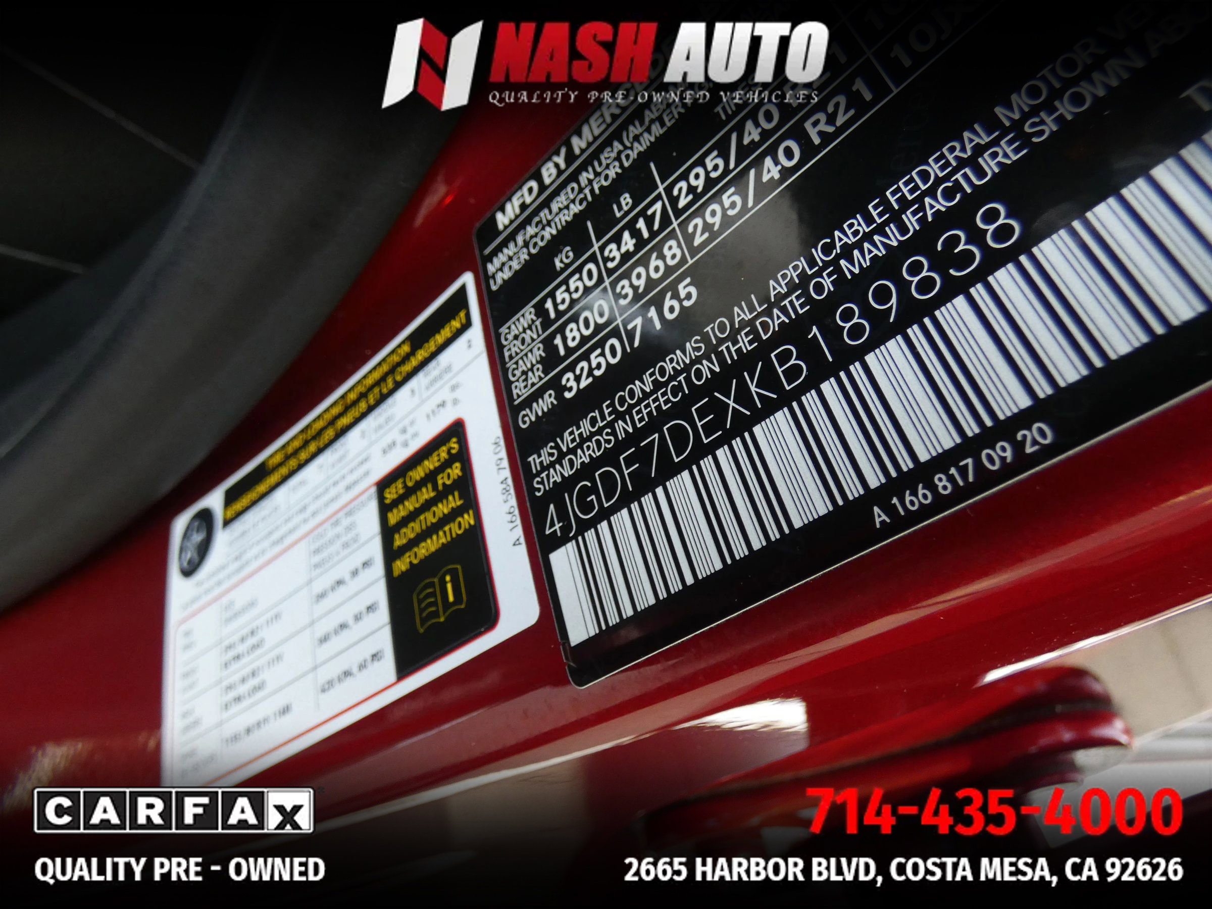 Used 2019 Mercedes-Benz GLS 550 4MATIC image 99