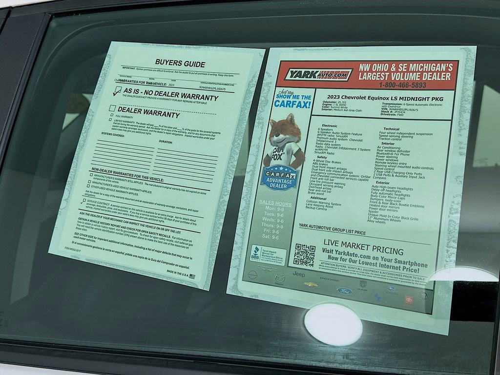 Used 2023 Chevrolet Equinox LS w/ Sport Edition image 13