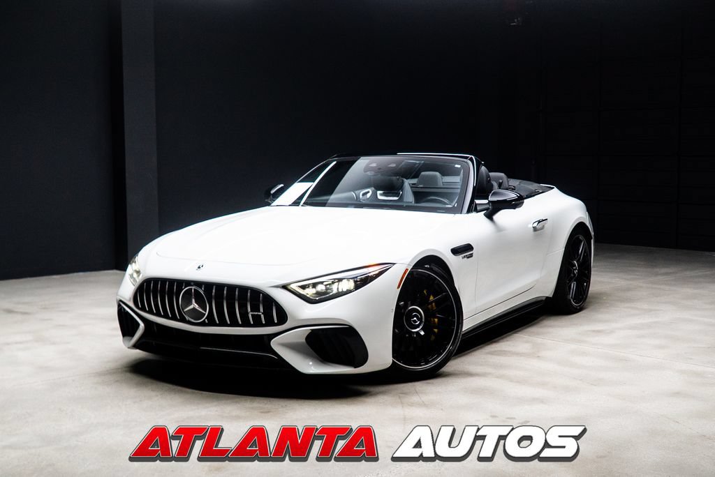 Used 2022 Mercedes-Benz SL 55 AMG 4MATIC w/ Driver Assistance Package image 1