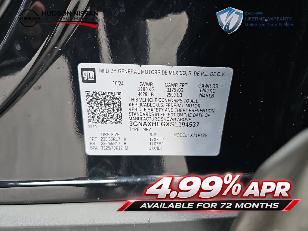 Used 2025 Chevrolet Equinox LT w/ Convenience Package II FWD image 33