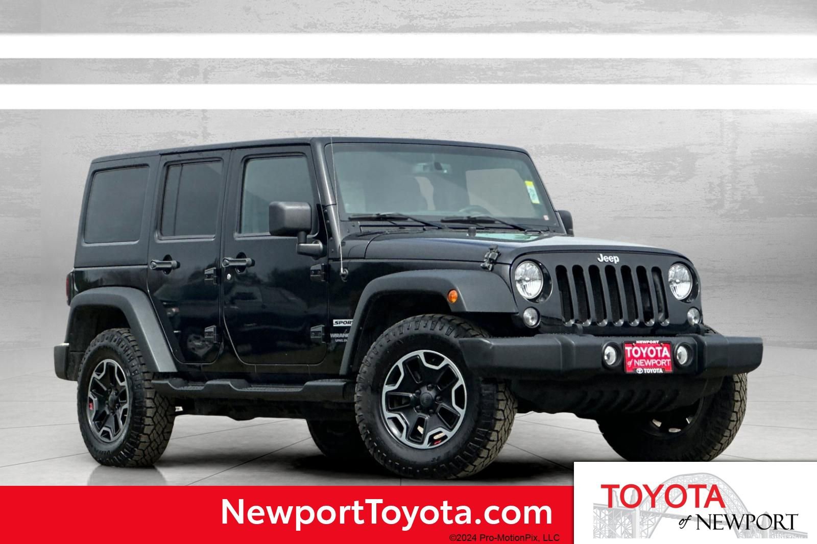 Used 2014 Jeep Wrangler Unlimited Sport w/ Quick Order Package 23S AWD/4WD image 1