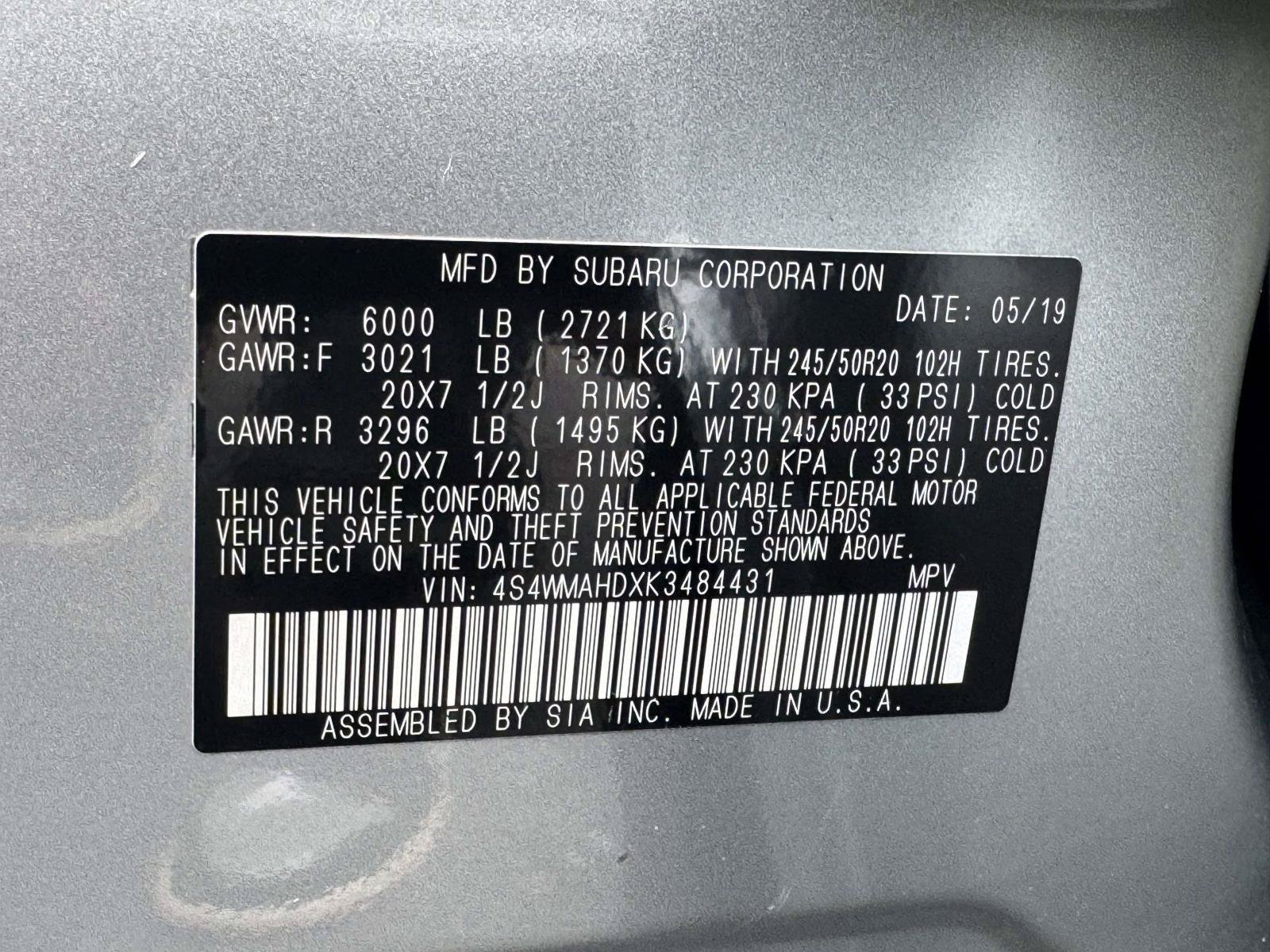 Used 2019 Subaru Ascent Premium AWD/4WD image 35