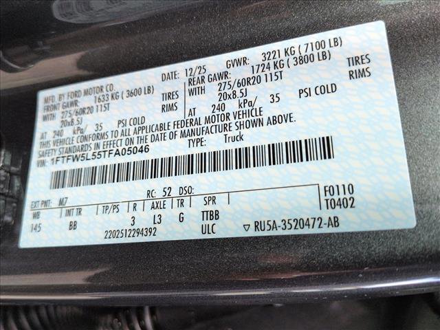 New 2026 Ford F150 Lariat w/ Equipment Group 501A Mid image 17