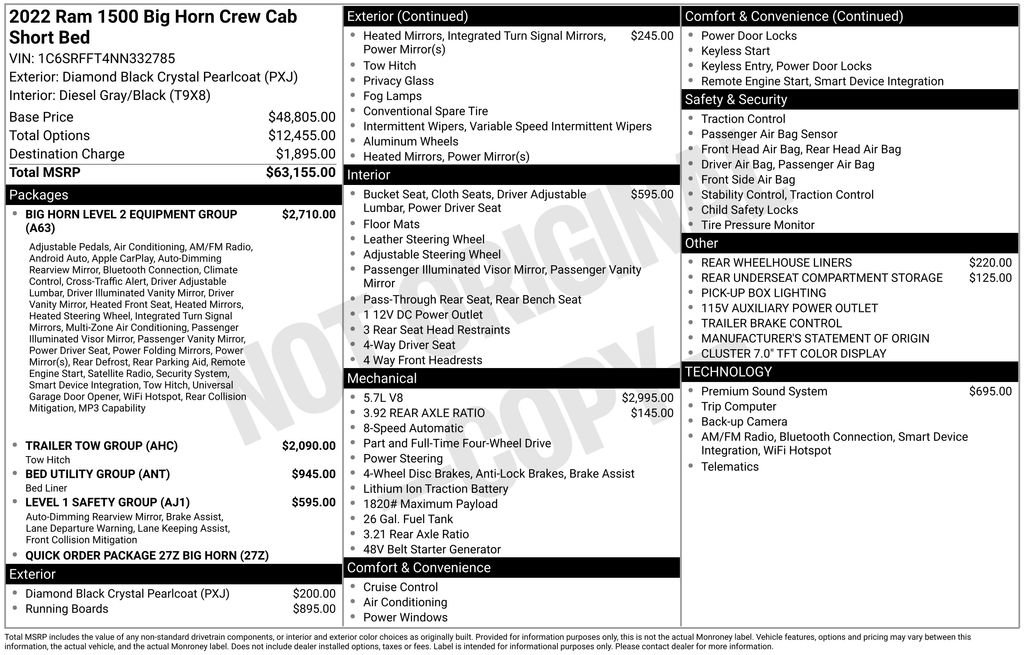 Used 2022 RAM 1500 Big Horn image 45