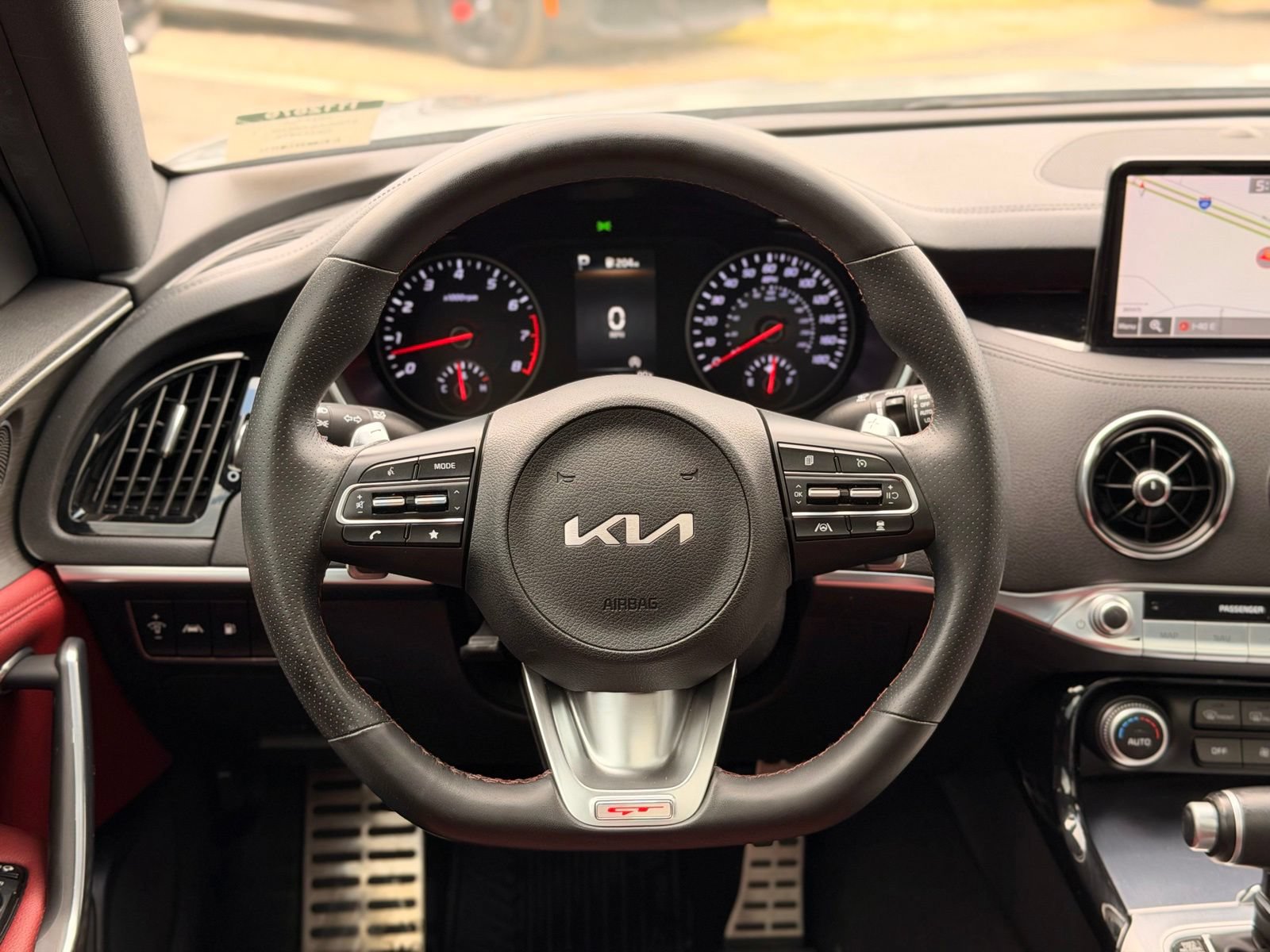 Used 2022 Kia Stinger GT1 w/ Red Interior Color Package RWD image 36
