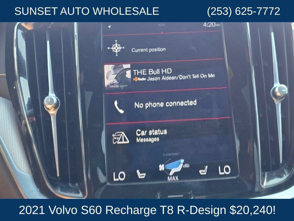 Used 2021 Volvo S60 T8 R-Design w/ Climate Package AWD/4WD image 37
