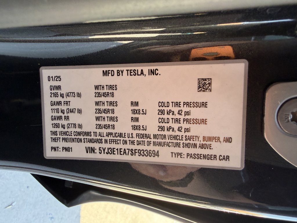Used 2025 Tesla Model 3 Long Range RWD image 50