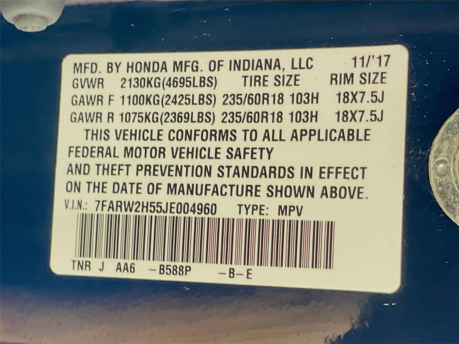 Used 2018 Honda CR-V EX image 34