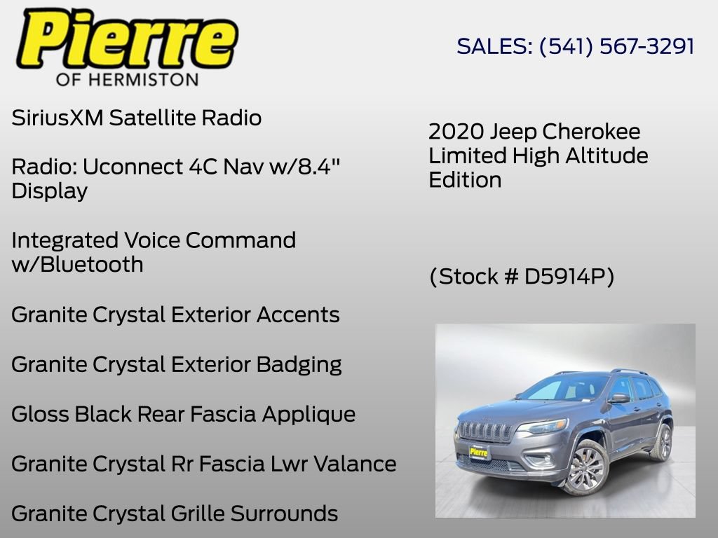 Used 2020 Jeep Cherokee High Altitude AWD/4WD image 36