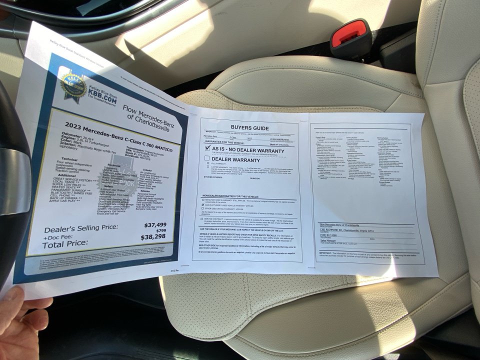 Used 2023 Mercedes-Benz C 300 4MATIC Sedan image 33