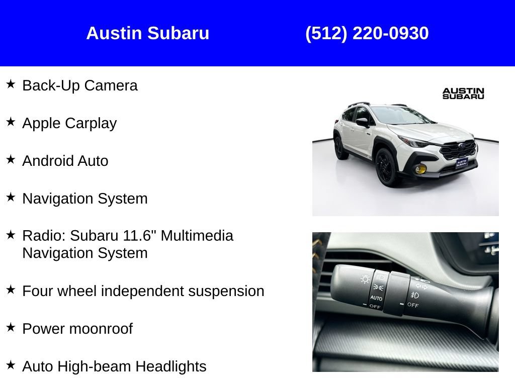 New 2026 Subaru Crosstrek 2.5i Sport AWD/4WD image 9