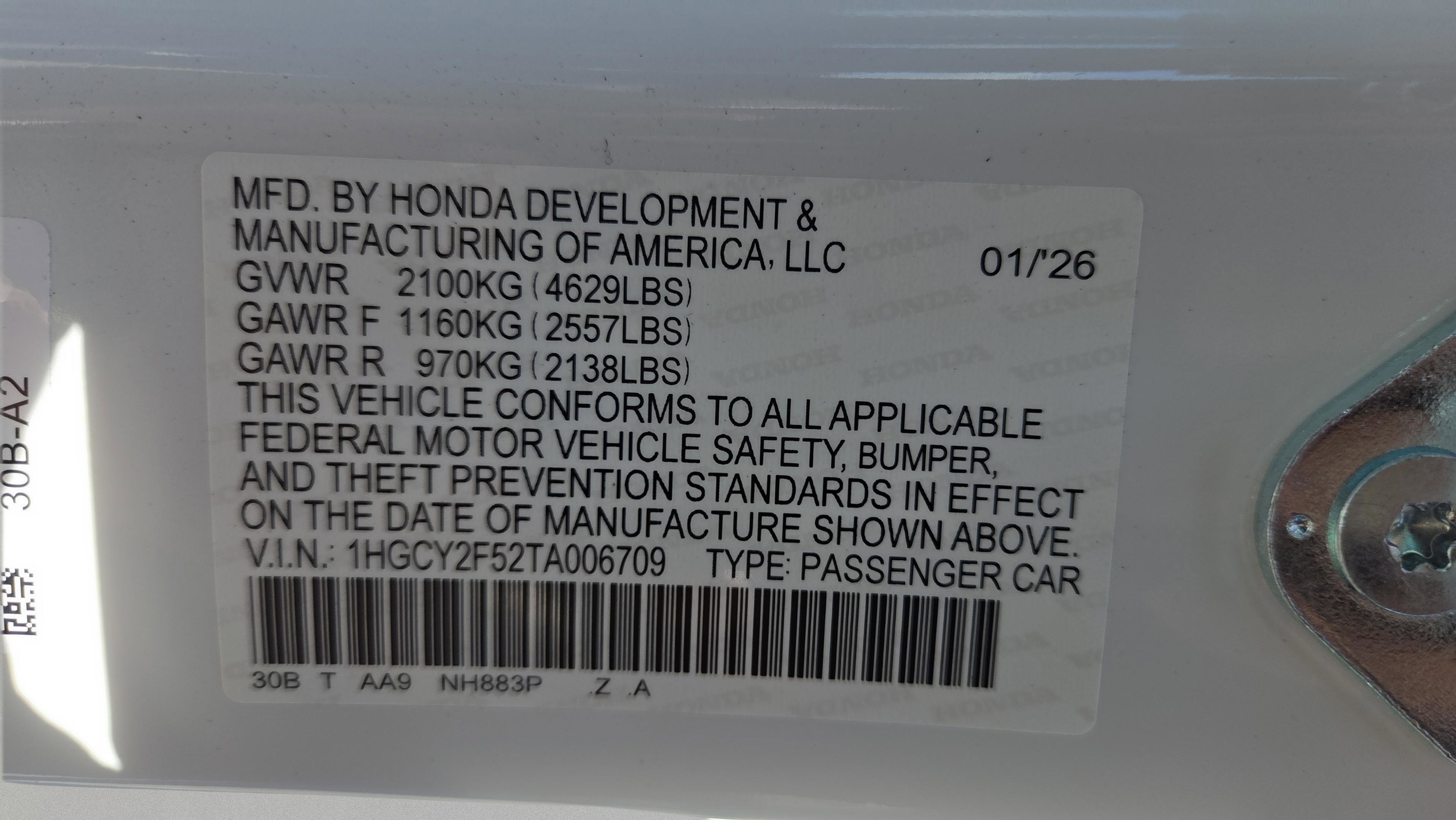 New 2026 Honda Accord Sport image 23