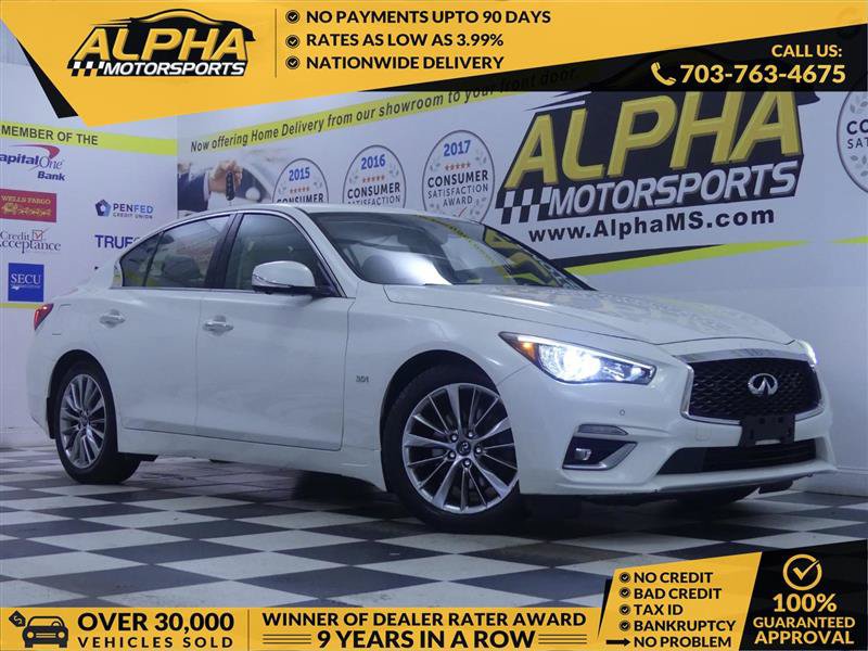 Used 2018 INFINITI Q50 Luxe w/ Essential Package (3.0T Luxe)