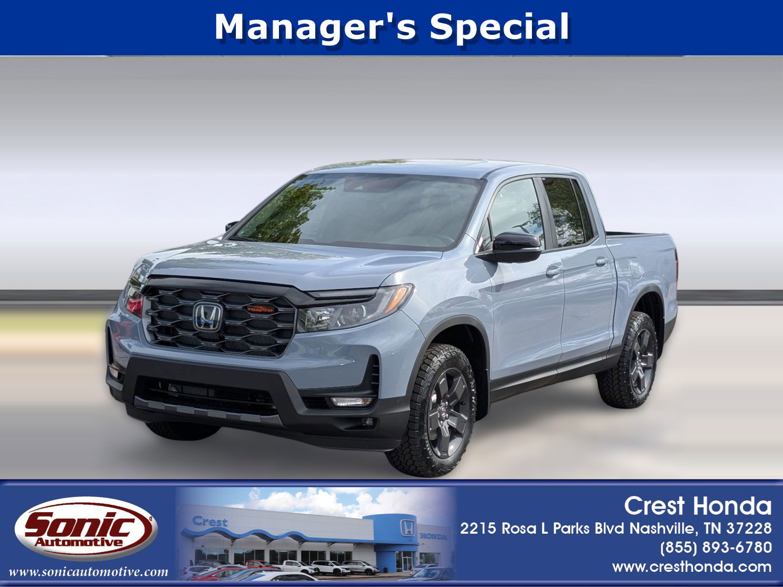 New 2026 Honda Ridgeline TrailSport
