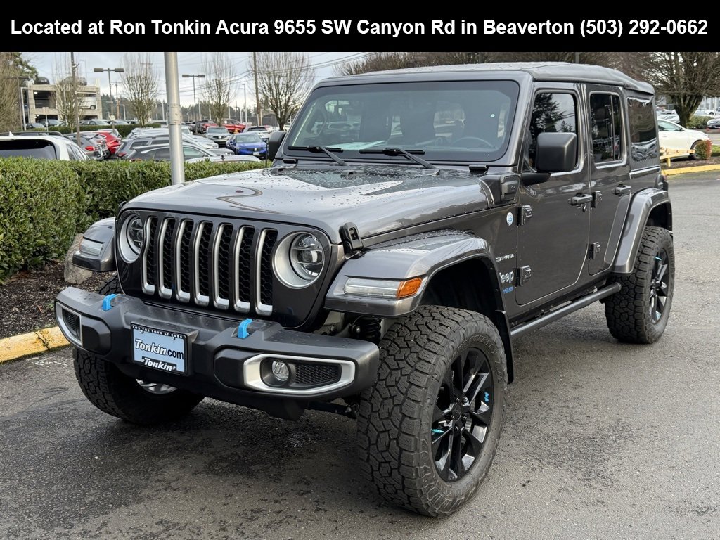 Used 2022 Jeep Wrangler Unlimited Sahara 4xe image 4