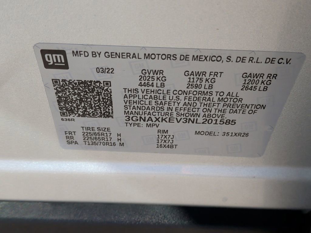 Used 2022 Chevrolet Equinox LT image 43