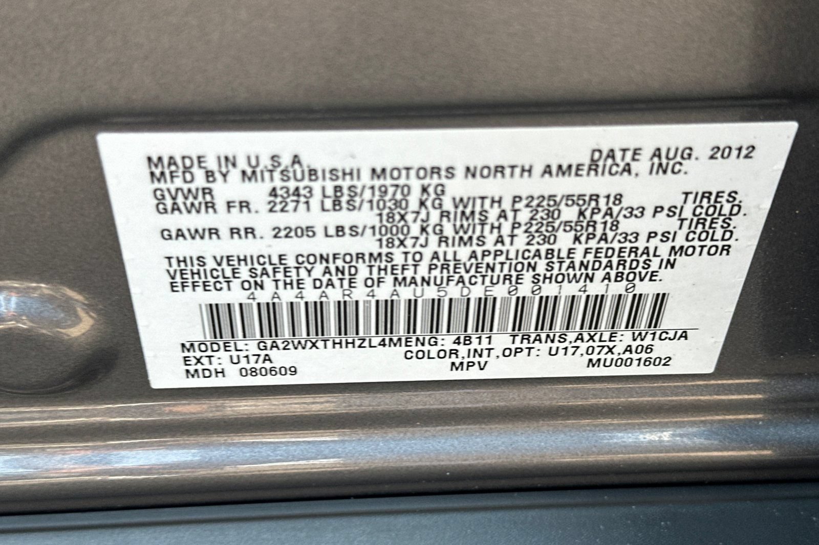 Used 2013 Mitsubishi Outlander Sport SE AWD/4WD image 27
