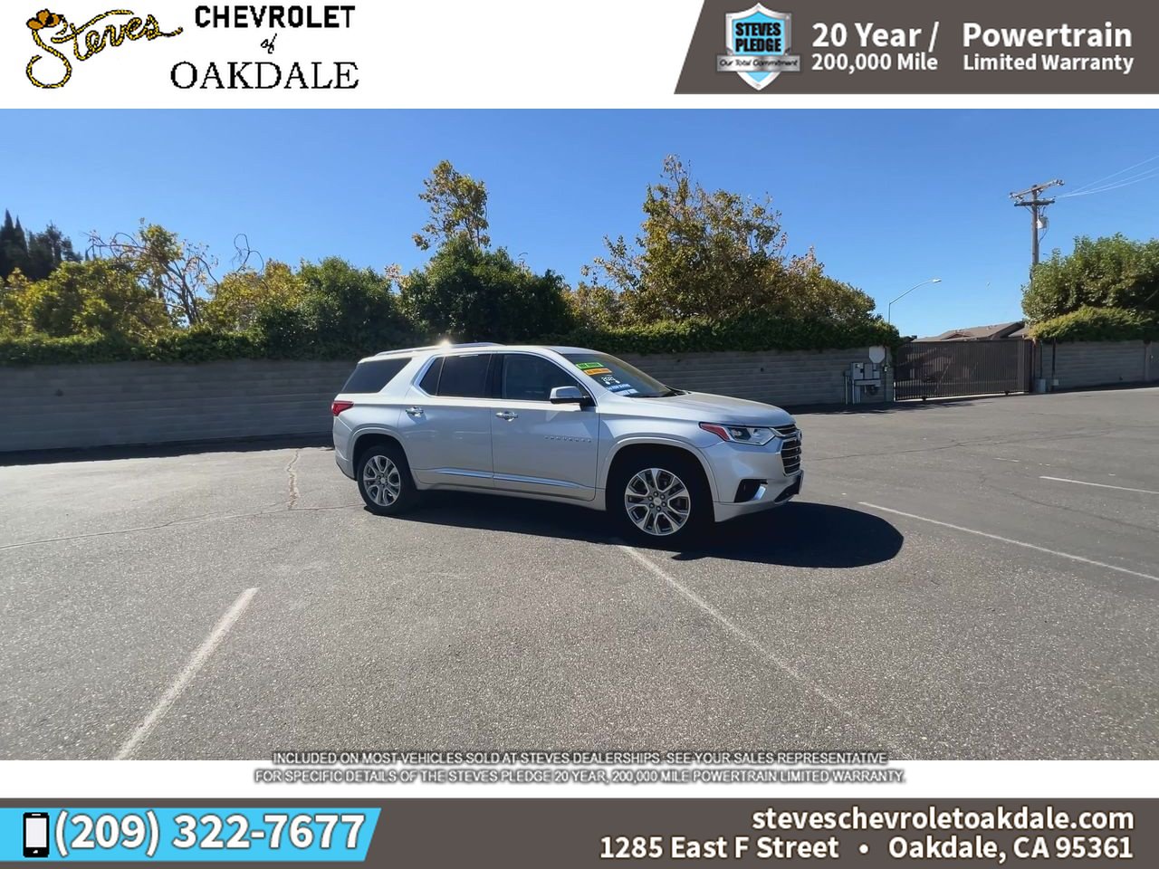 Certified 2021 Chevrolet Traverse Premier w/ LPO, Cargo Package AWD/4WD image 2