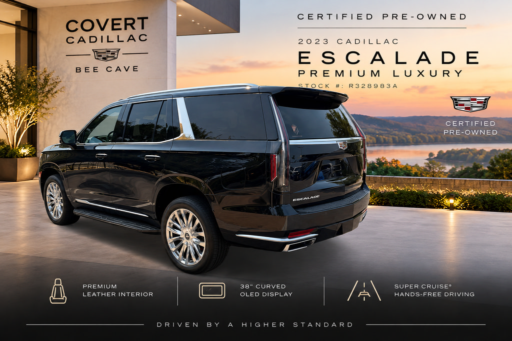 Certified 2023 Cadillac Escalade Premium Luxury AWD/4WD video 3