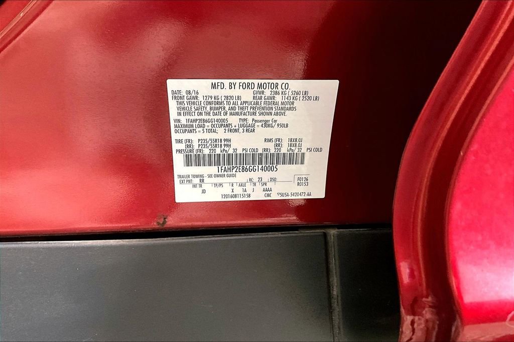 Used 2016 Ford Taurus SEL w/ Equipment Group 201A image 30