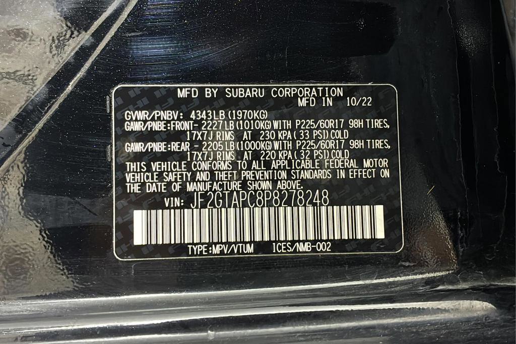 Used 2023 Subaru Crosstrek 2.0i Premium AWD/4WD image 13