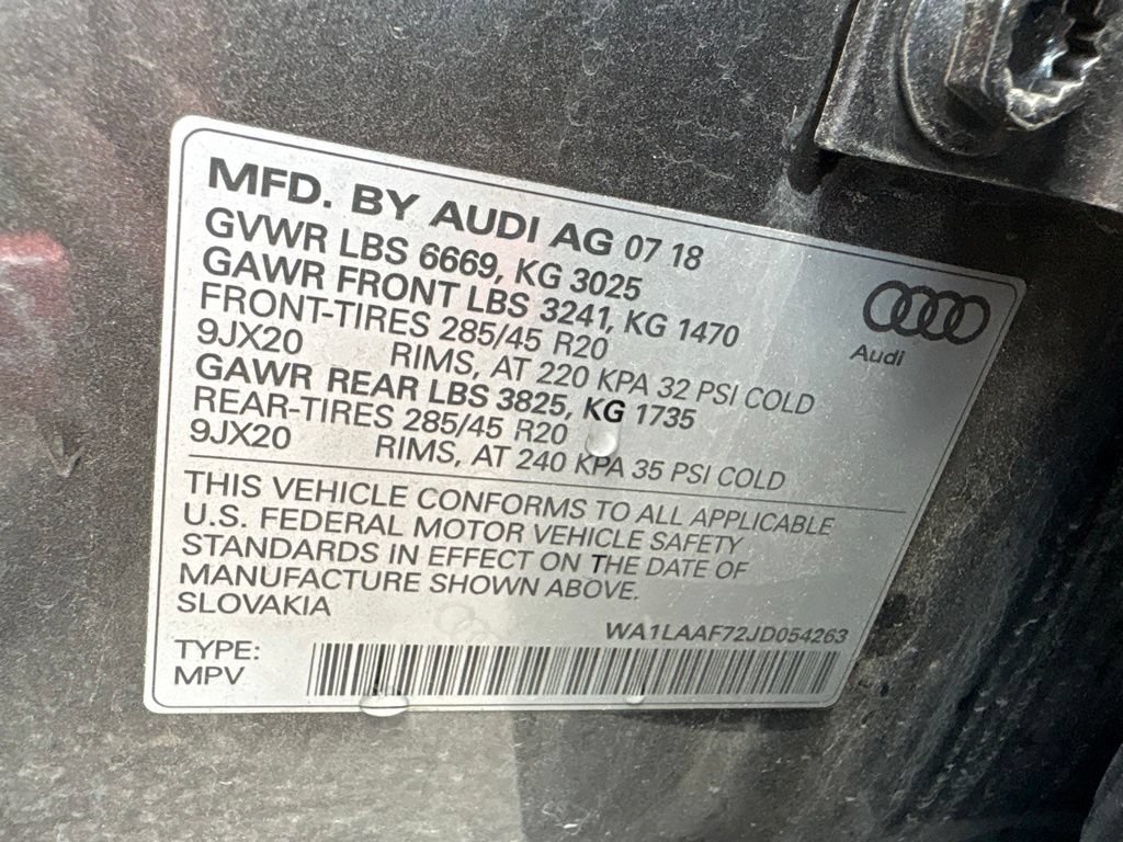 Used 2018 Audi Q7 3.0T Premium Plus w/ Premium Plus Package AWD/4WD image 23
