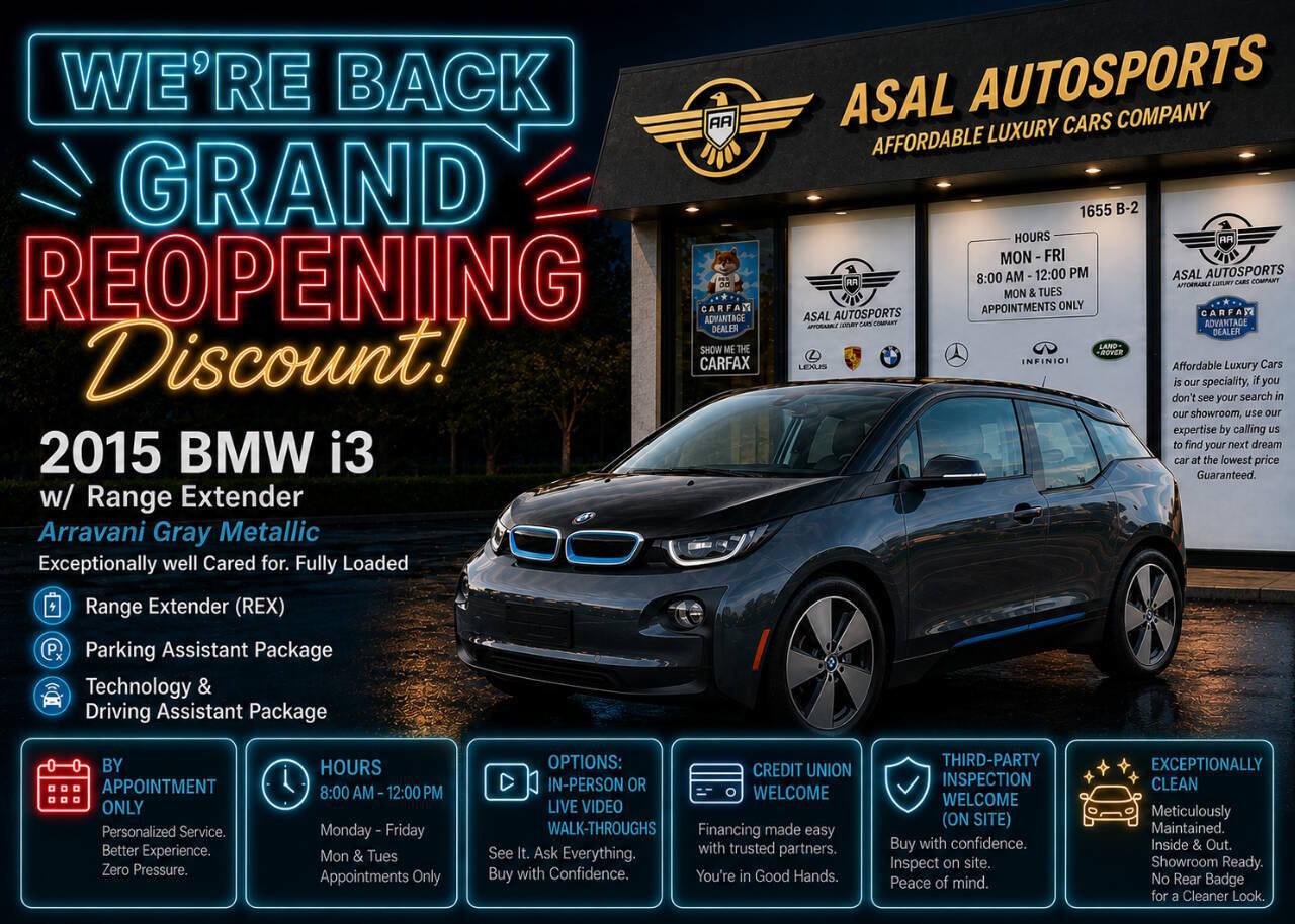 Used 2015 BMW i3 w/ Range Extender