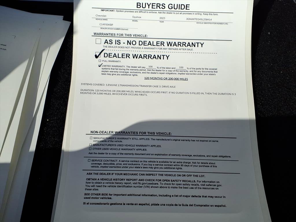 Used 2025 Chevrolet Equinox RS w/ Convenience Package III image 35