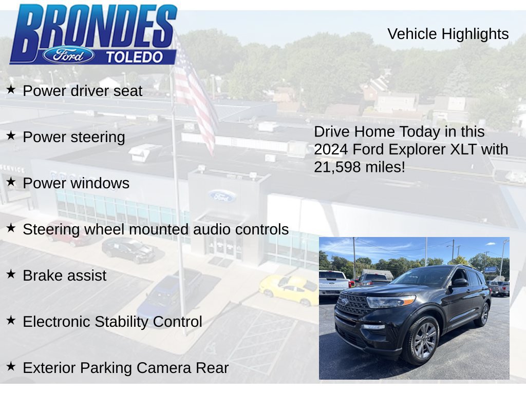 Used 2024 Ford Explorer XLT w/ Equipment Group 202A AWD/4WD image 17