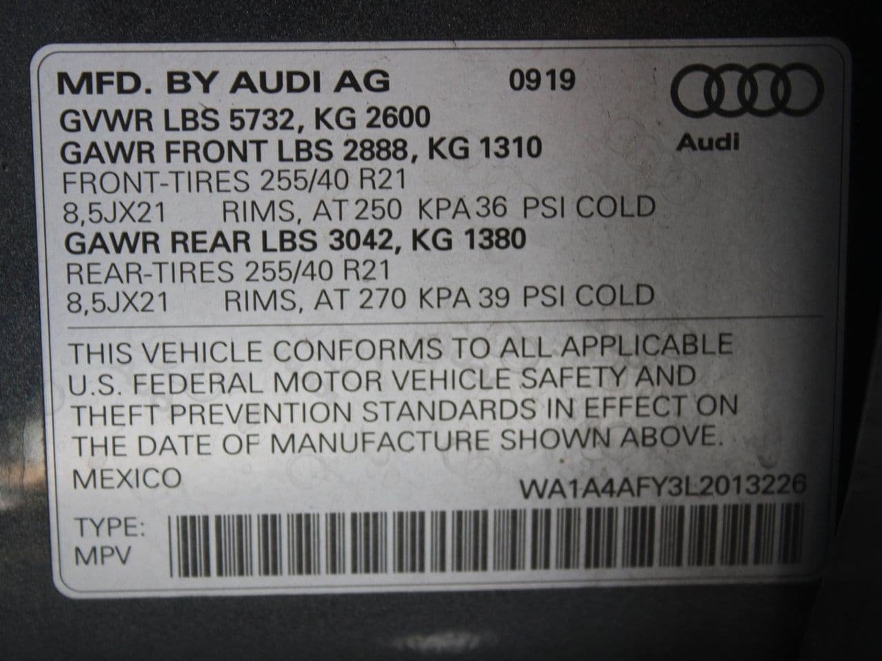 Used 2020 Audi SQ5 Premium w/ Convenience Package AWD/4WD image 37