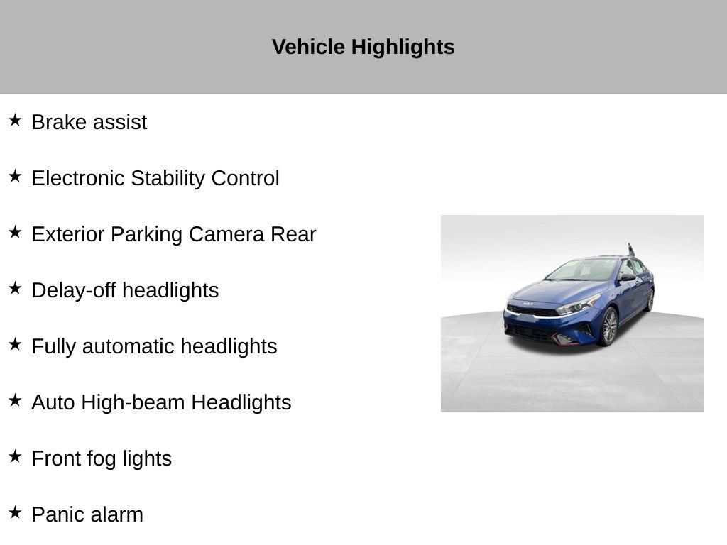 Certified 2024 Kia Forte GT-Line w/ GT-Line Premium Package FWD image 46